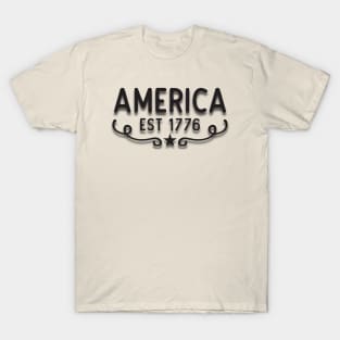 America - Established 1776 T-Shirt